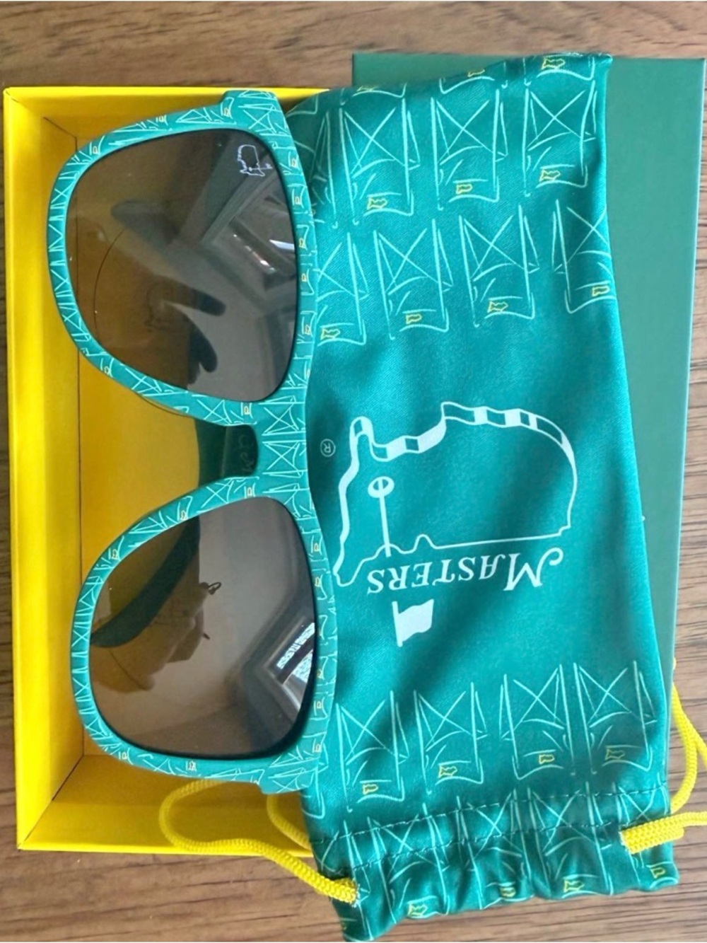 Masters Green Chair Patterned Sunglasses New to 2026 Masters